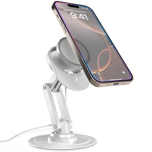 COOPER 360 MagBase - iPhone MagSafe Charger Stand for Apple MagSafe Charger (Not Included) AirPods Charger, MagSafe Stand for iP