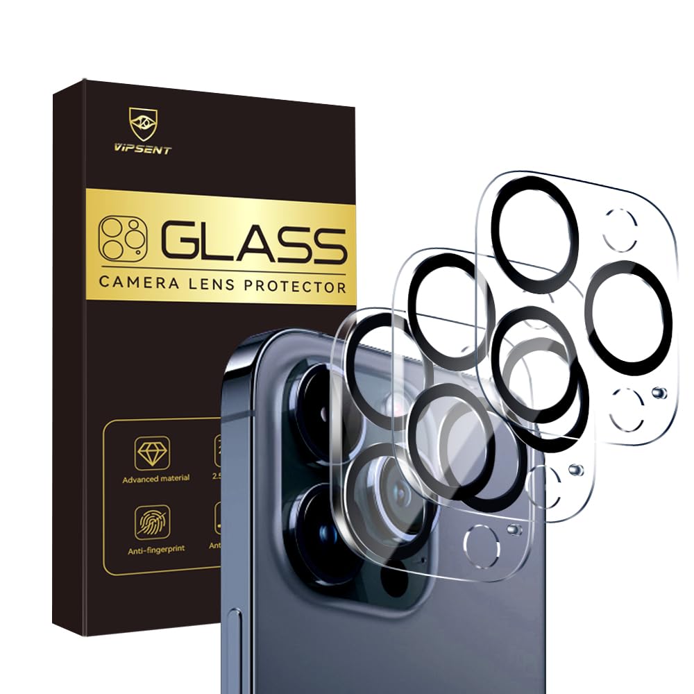 Camera Lens Protector for iPhone 14 Pro 6.1 & iPhone 14 Pro Max 6.7,9H Tempered Glass,Ultra HD, Scratch Resistance Easy to Insta