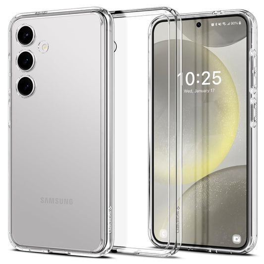 Spigen Ultra Hybrid Designed for Galaxy S24 Case (2024) [Anti-Yellowing], [Military-Grade Protection] - Crystal Clear