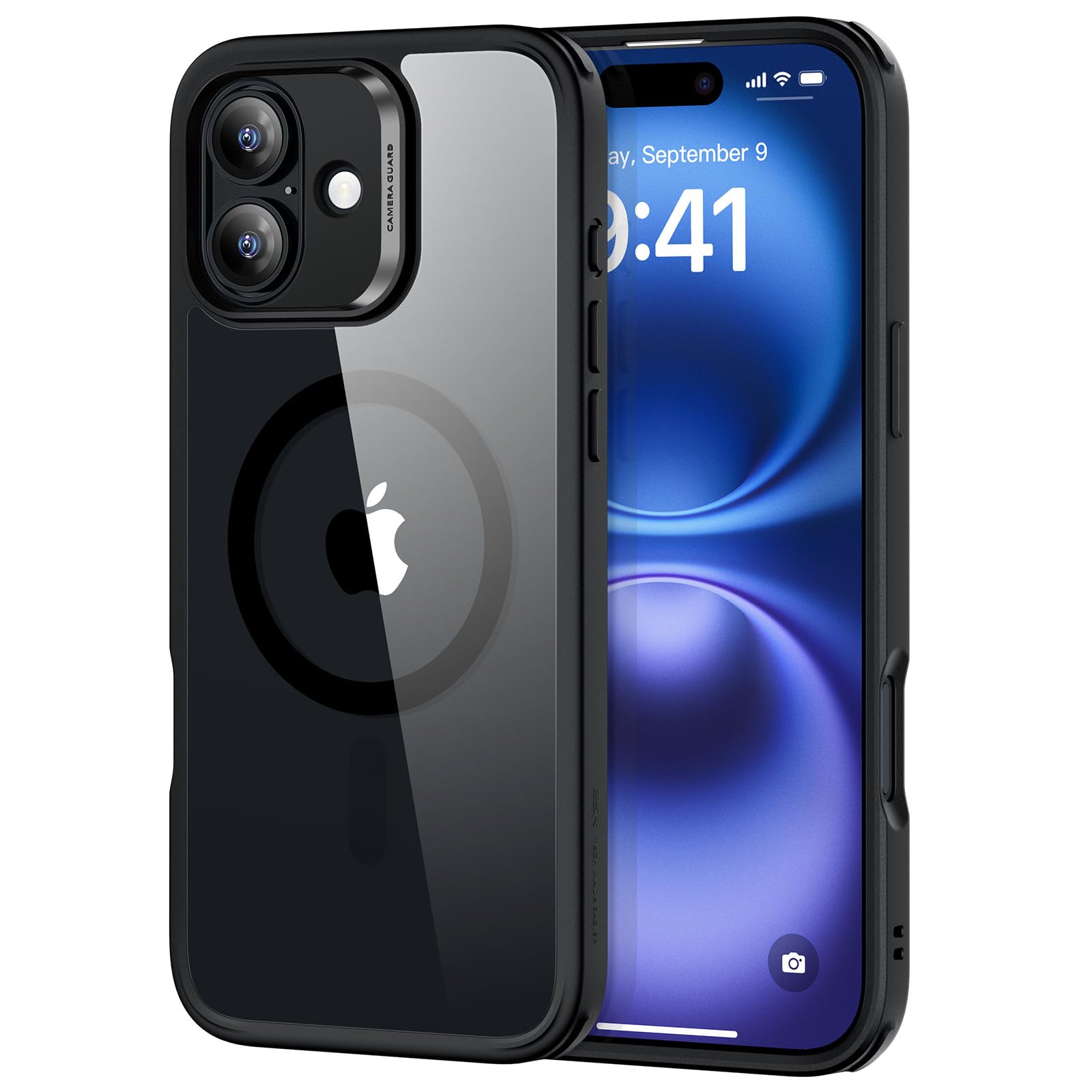 ESR for iPhone 16 Plus Case, Compatible with MagSafe, Shockof Military-Grade tection, Magnetic Phone Case for iPhone 16 Plus, Cl