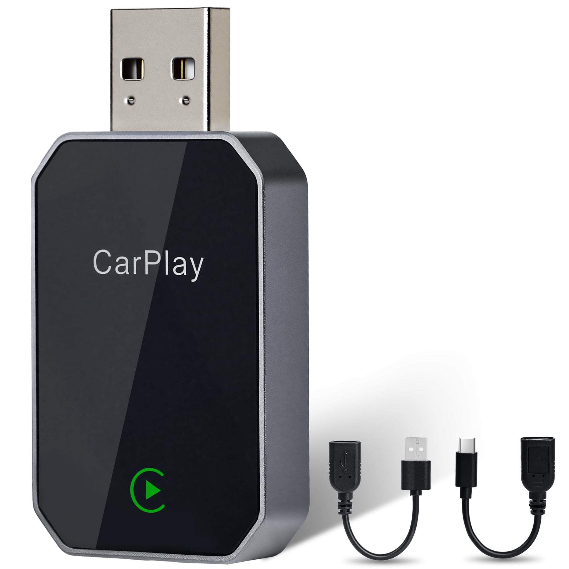Redlake Wireless CarPlay Adapter for iPhone 2025 Upgraded Wired to Wireless for Apple CarPlay Mini USB Design Car Play Adapter w