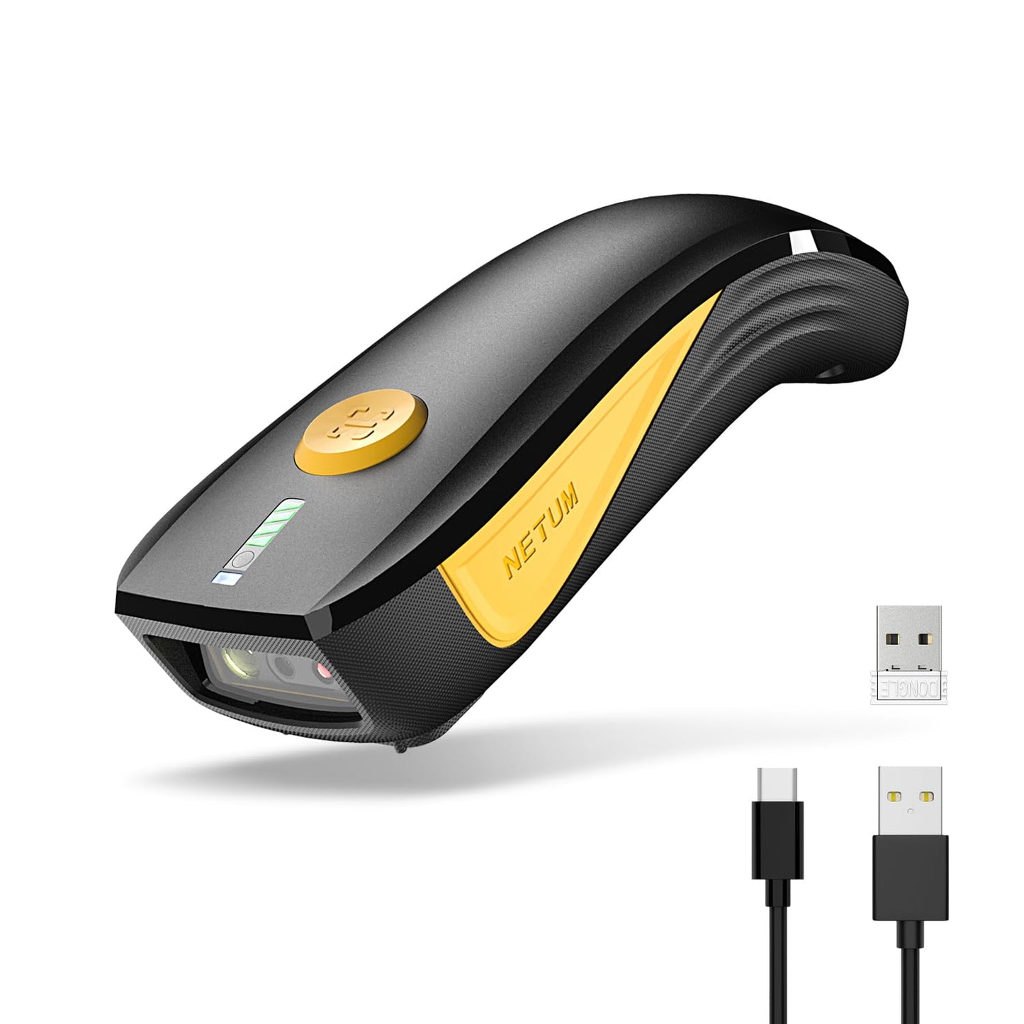 NETUM CS7501 QR Code Scanner - Upgraded Bluetooth Barcode Scanner, Mini Portable 1D & 2D Barcode Reader for Inventory Management
