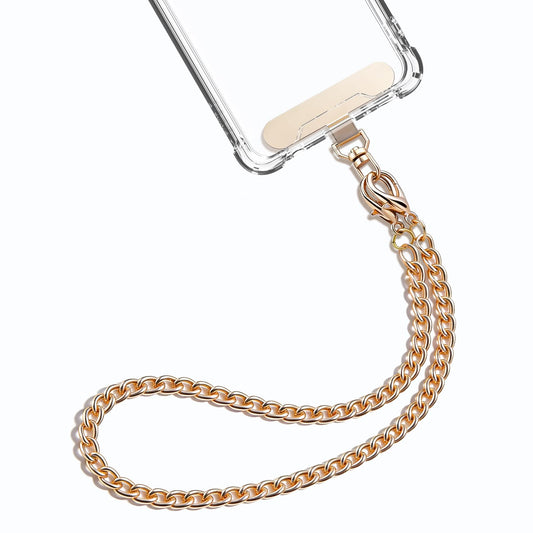 ZANEDY Phone Wrist Strap with Tether Tabs Metal Phone Chain Wristlet CellPhone Hand Lanyard Gift for Women (Style 2)