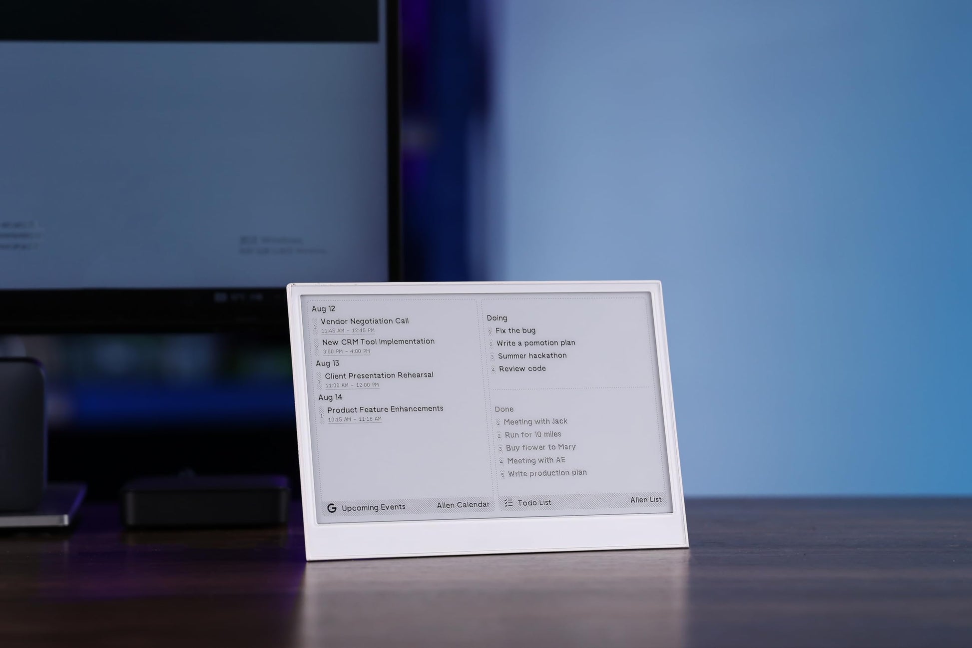 reTerminal E1001 7.5 Monochrome ePaper Display