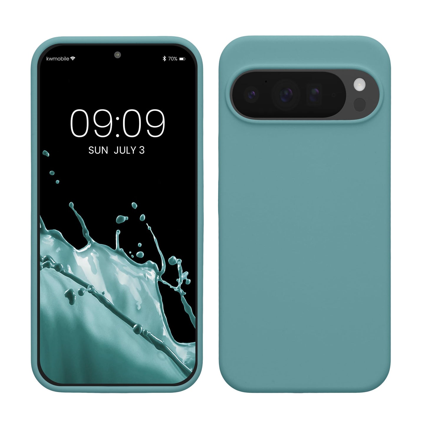 kwmobile Case Compatible with Google Pixel 10 Pro XL Case - TPU Silicone Phone Cover with Soft Finish - Antique Stone