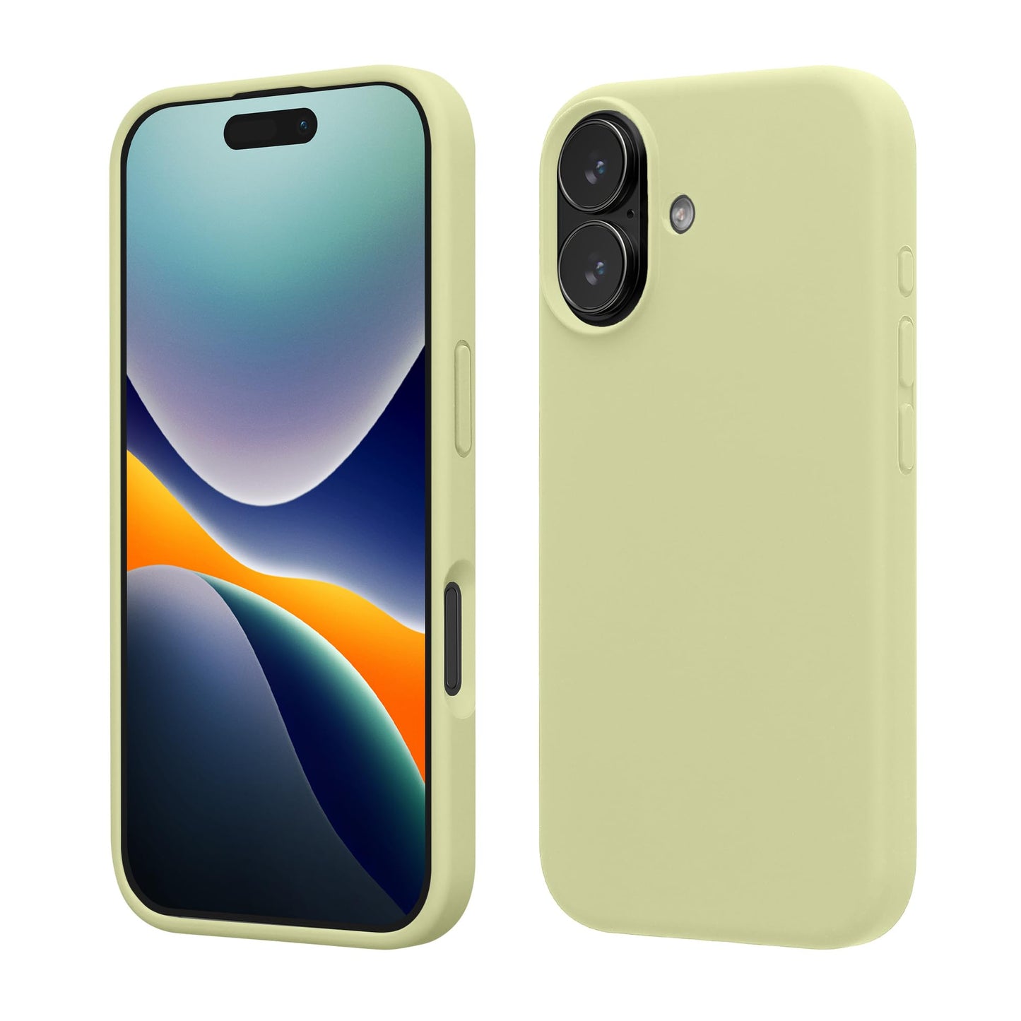 kwmobile Case Compatible with Apple iPhone 17 Case - TPU Silicone Phone Cover with Soft Finish - Pistachio Green