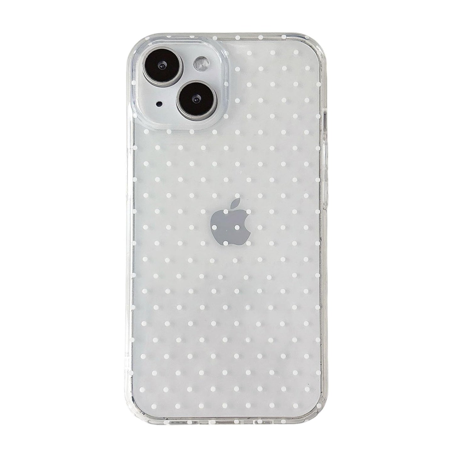 QLTYPRI Cute Phone Case for iPhone 15 Case Polka Dot Fashion Aesthetic Design for Women Girls, Slim TPU Shockproof Protective Ph