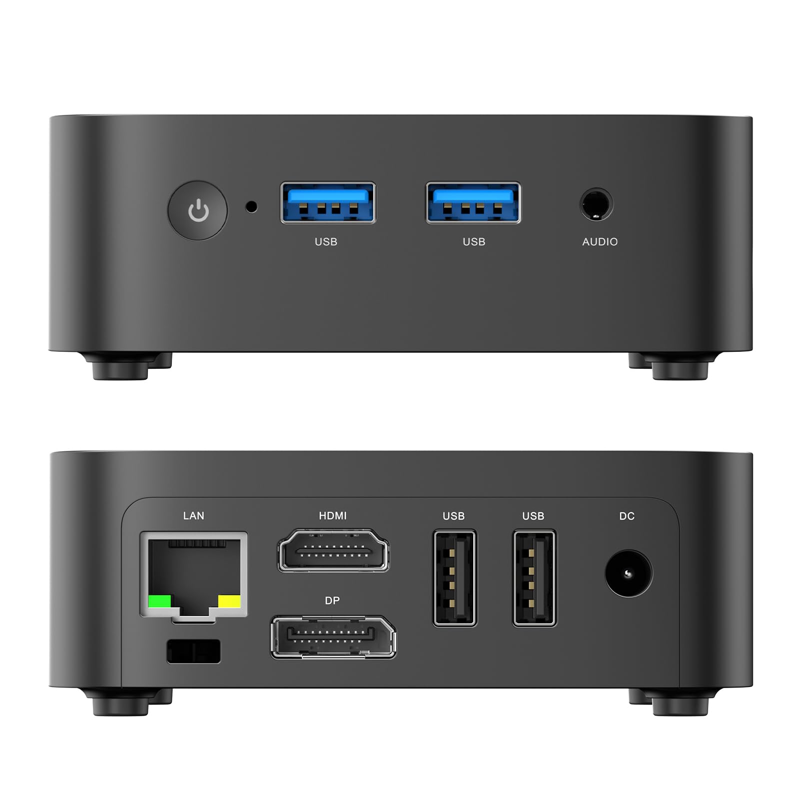 ACEMAGIC Vista V1 Mini PC, 16GB DDR4 RAM 512GB M.2 SSD, 12th Alder Lake N95 Mini Desktop Computers (up to 3.4GHz), Support Dual