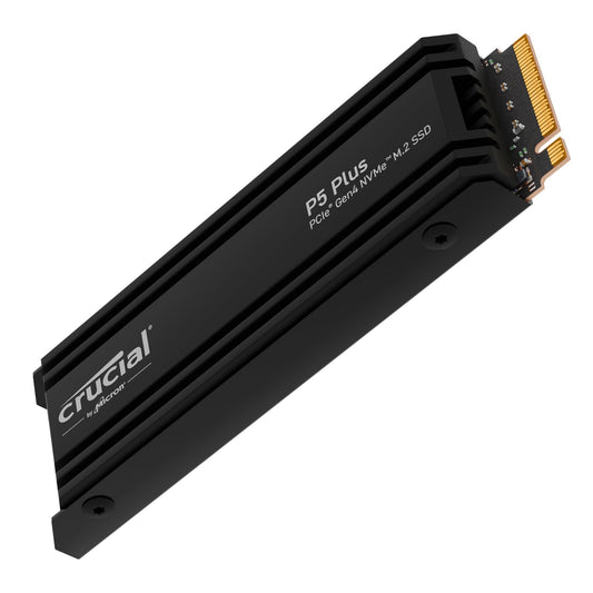 Crucial P5 Plus 2TB Gen4 NVMe M.2 SSD Internal Gaming SSD with Heatsink, Compatible with PlayStation 5(PS5) - up to 6600MB/s - C