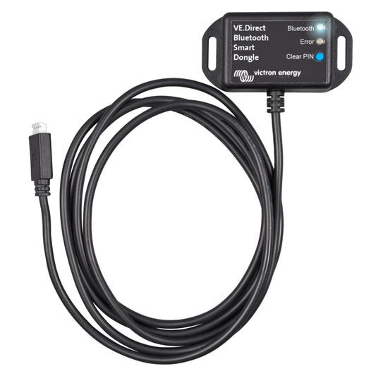 Victron Energy VE.Direct Smart Dongle (Bluetooth) - Wireless Monitoring for BMV & MPPT - Compatible with iOS & Android via Victr