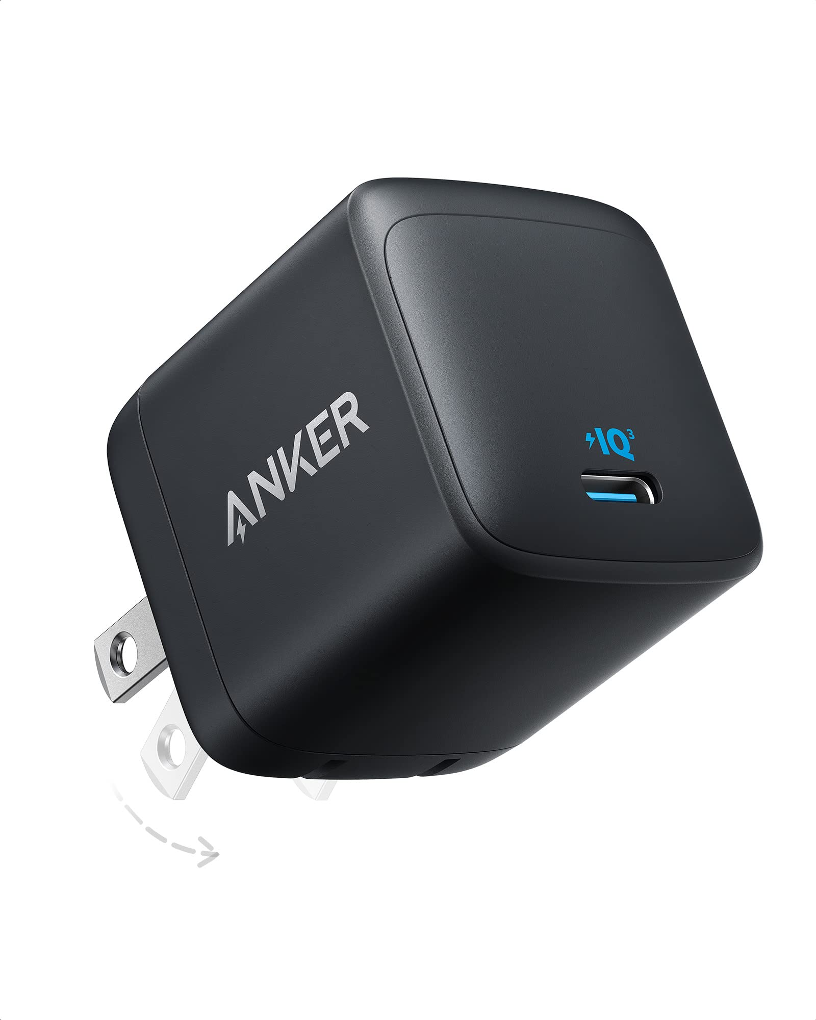 Anker 45W USB C Charger Block, Foldable PPS Fast Charger for iPhone 17/16 and More Series, Supports Super Fast Charging 2.0 for
