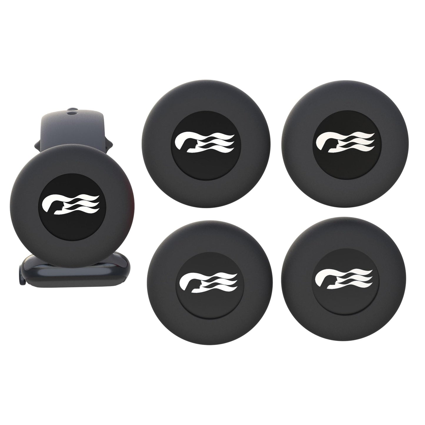 [4 Pack] Princess Ocean Medallion Watch Adapters - Silicone Cruise Holder Accessory for Carnival Medallion 2024,2025,2026, Fits