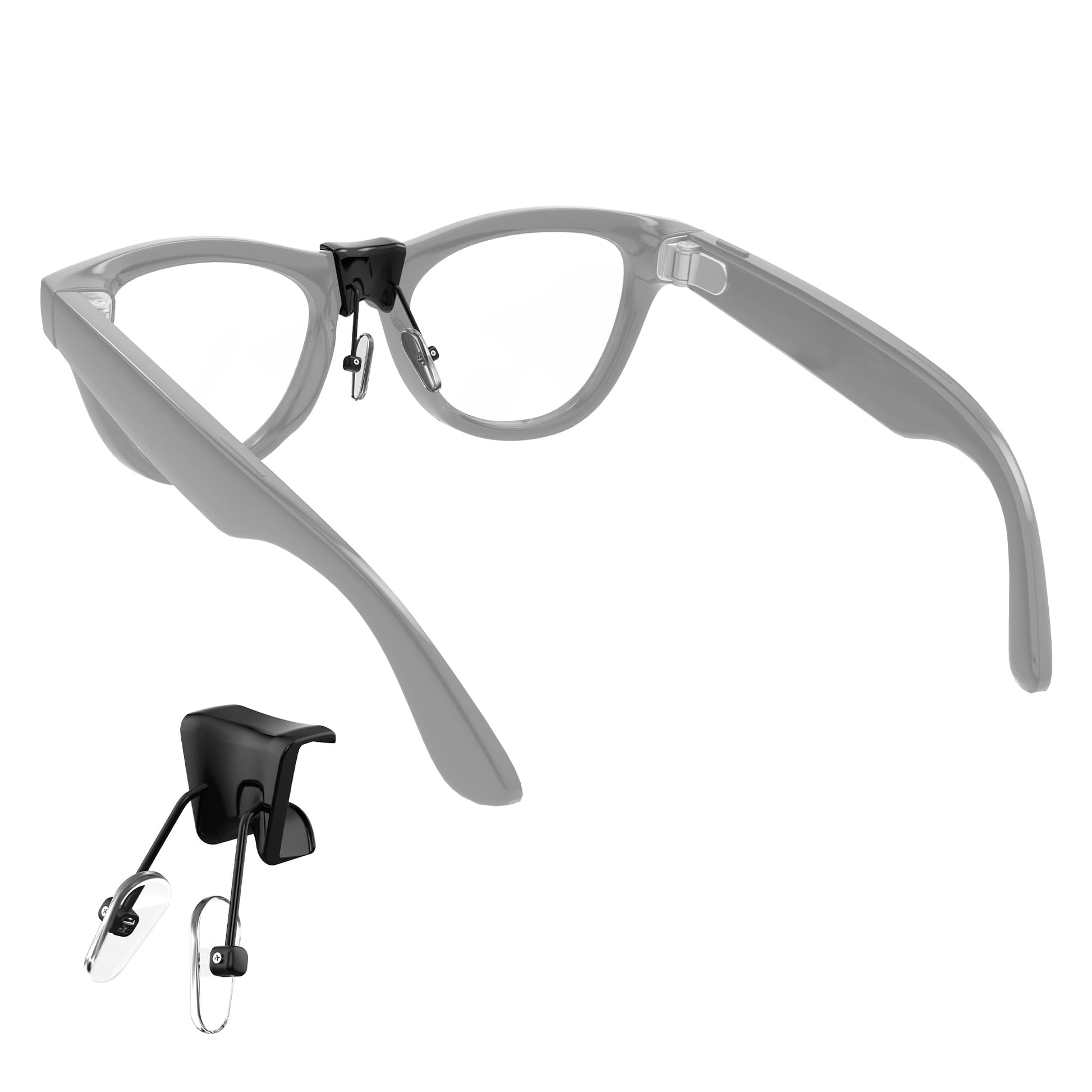 HIBLOKS Eyeglass Nose Pads Compatible with Ray-Ban Meta Wayfarer Gen 1 & Gen 2 Smart Glasses Accessories, Silicone Anti Slip Cli