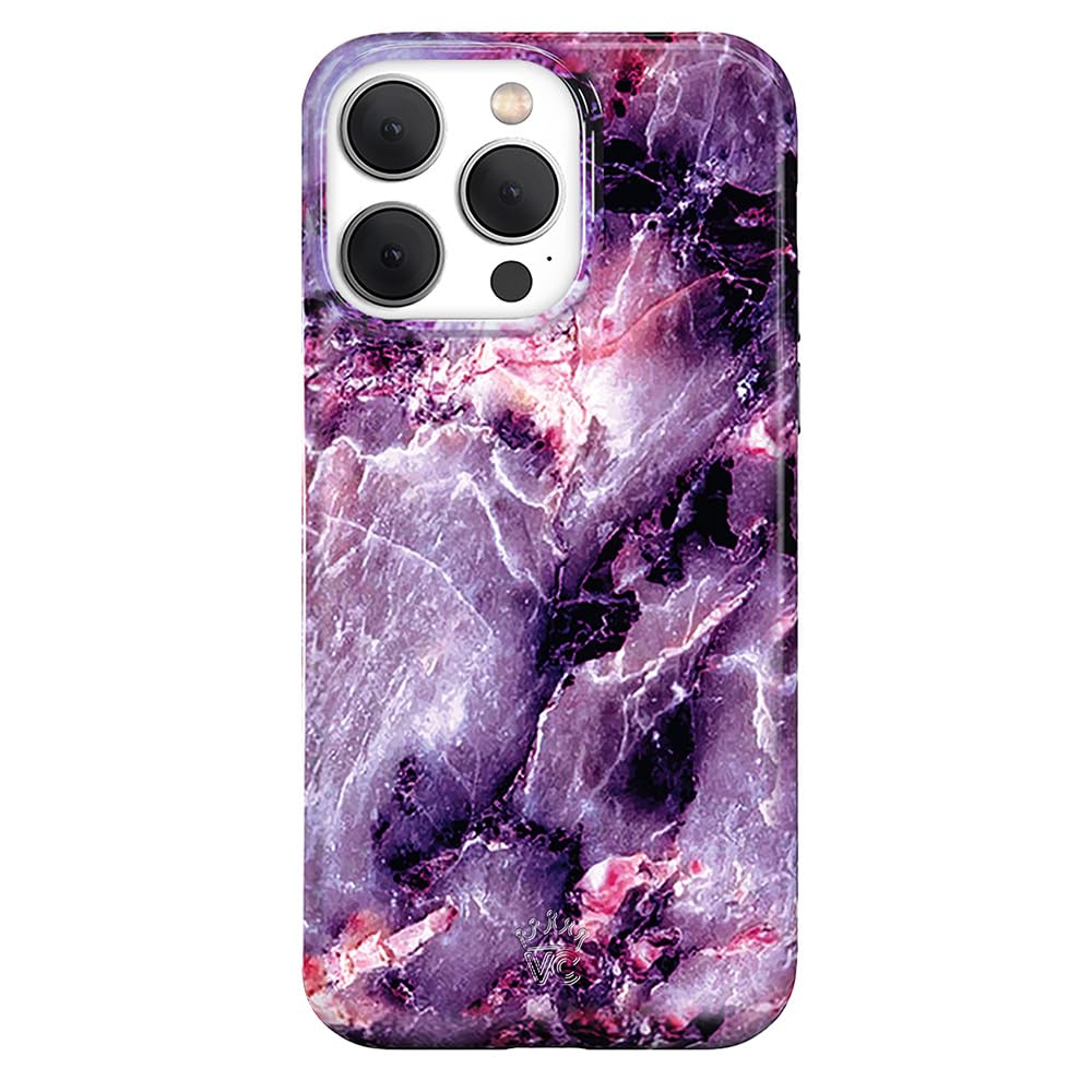 VELVET CAVIAR for iPhone 14 Pro Max Case Purple Marble - Compatible with MagSafe - 10ft Drop Tested
