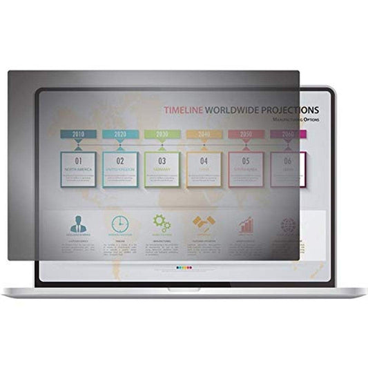 Rocstor PrivacyView PrivacyView Privacy Filter for 15.6 Widescreen (16:9) Laptop - Unframed - Black
