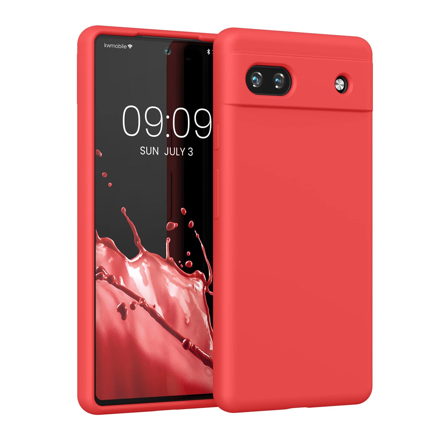 kwmobile Case Compatible with Google Pixel 6a Case - TPU Silicone Phone Cover with Soft Finish - Dolce Vita