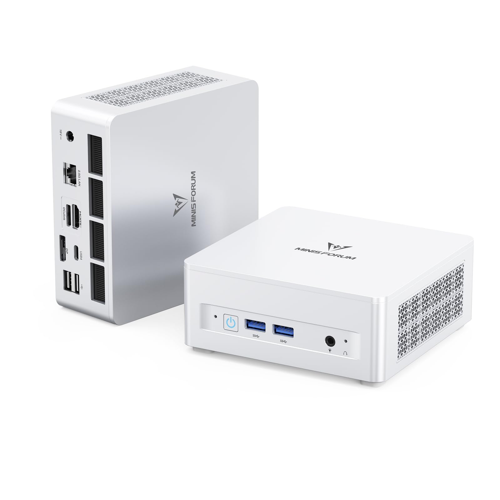MINISFORUM Mini PC UM880 Plus AMD Ryzen 7 8845HS(8C/16T, up to 5.1GHz), 32GB DDR5 1TB PCIe4.0 SSD, Micro Computer Radeon 780M Gr