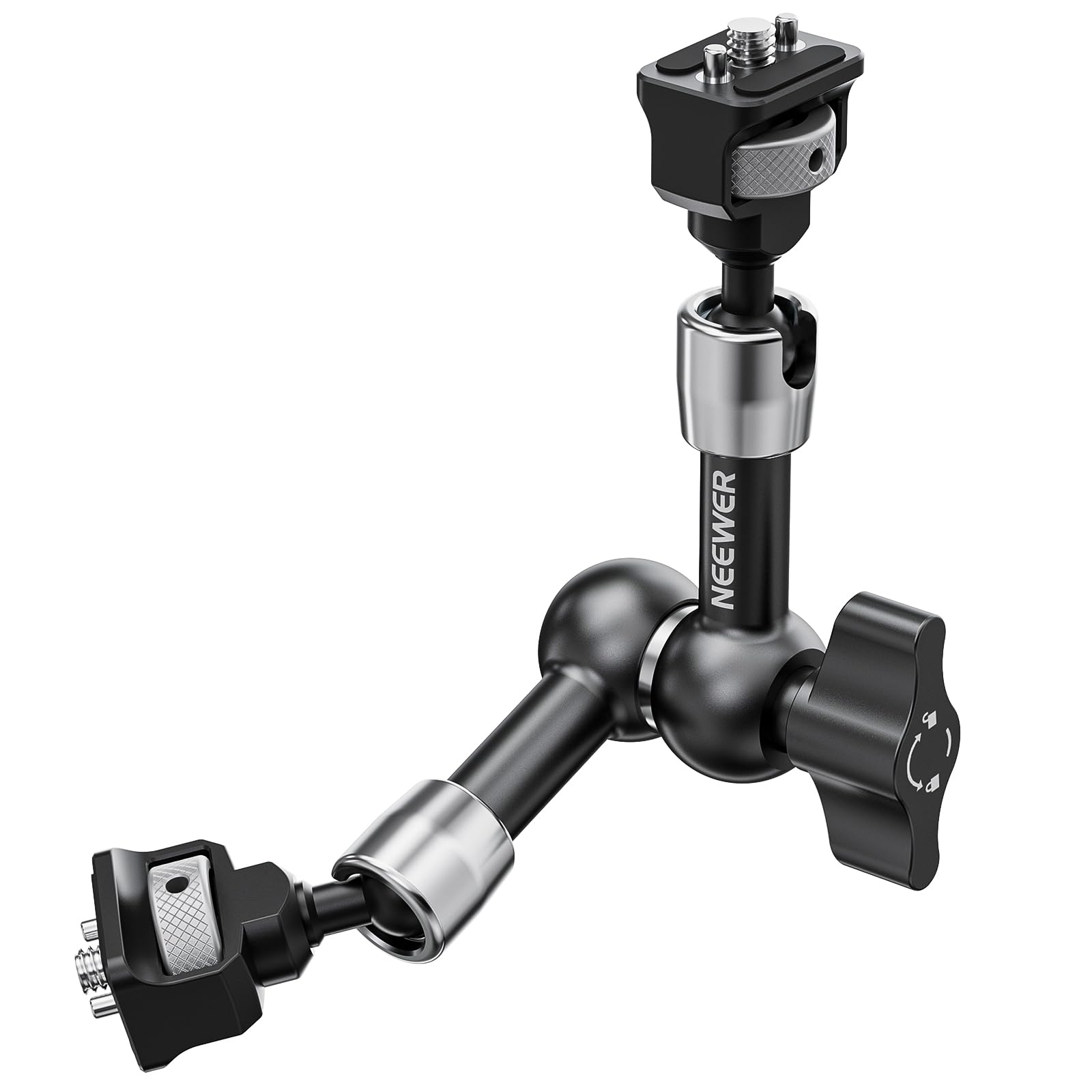 NEEWER 7 Articulating Magic Arm with 360 Ball Heads & Locating Pins for ARRI, Camera Monitor Mount with 1/4 Screws for DSLR Acti
