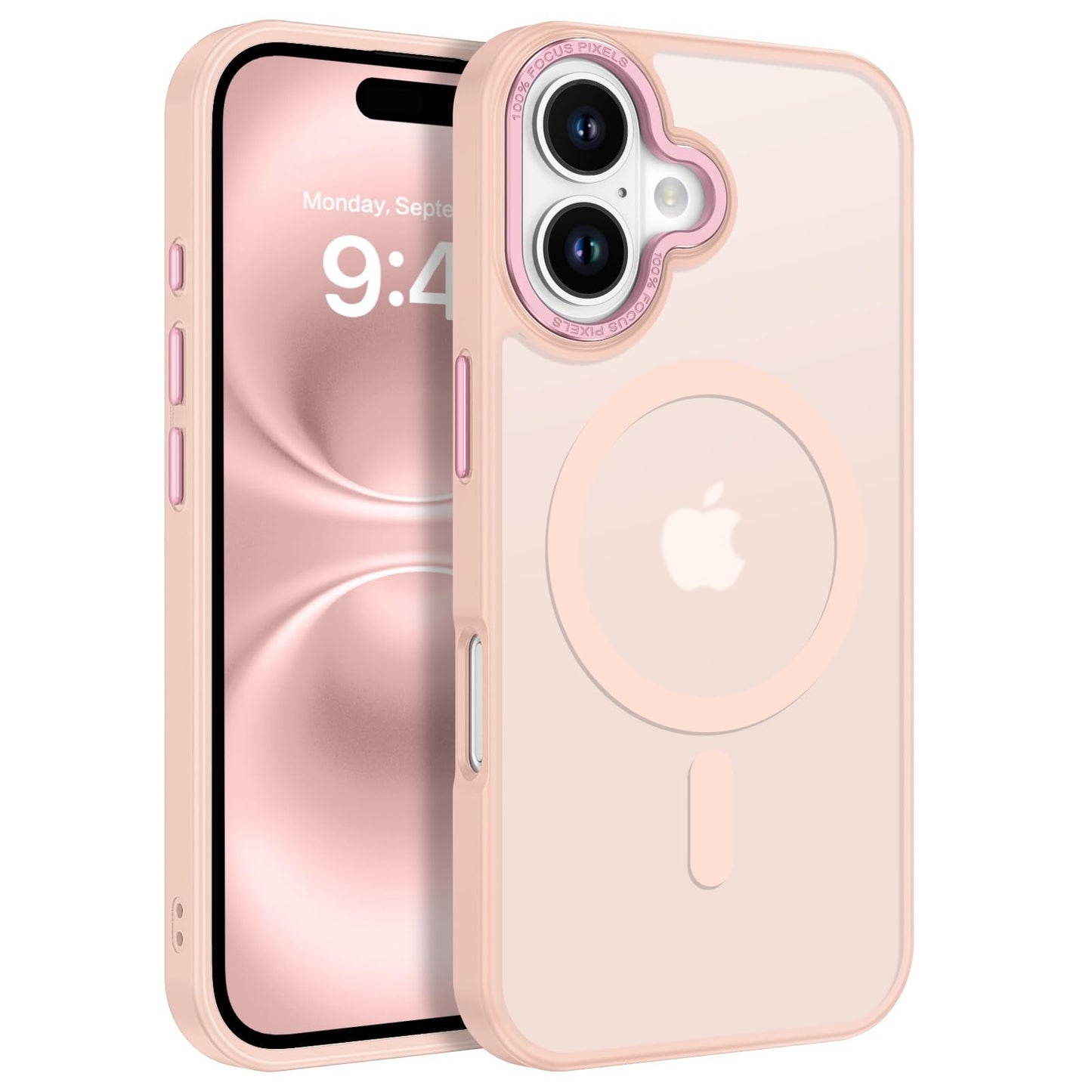 BENTOBEN Compatible with iPhone 16 Plus Case for Magnetic iPhone 16 Plus Phone Case [Compatible with Magsafe] Slim Translucent M