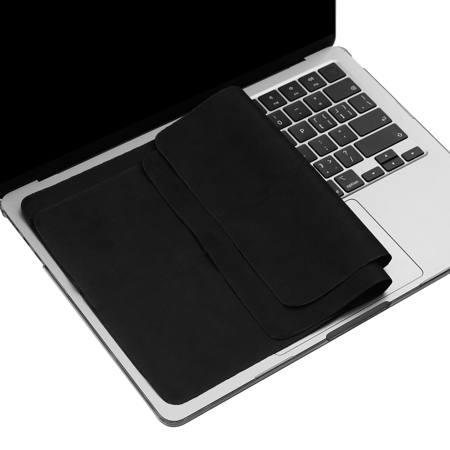 MUBUY-GOL 2 Pack Microfiber Liner Cleaning Cloth 13 with Screen Keyboard Imprint Protection, Laptop Keyboard Protector Compatibl