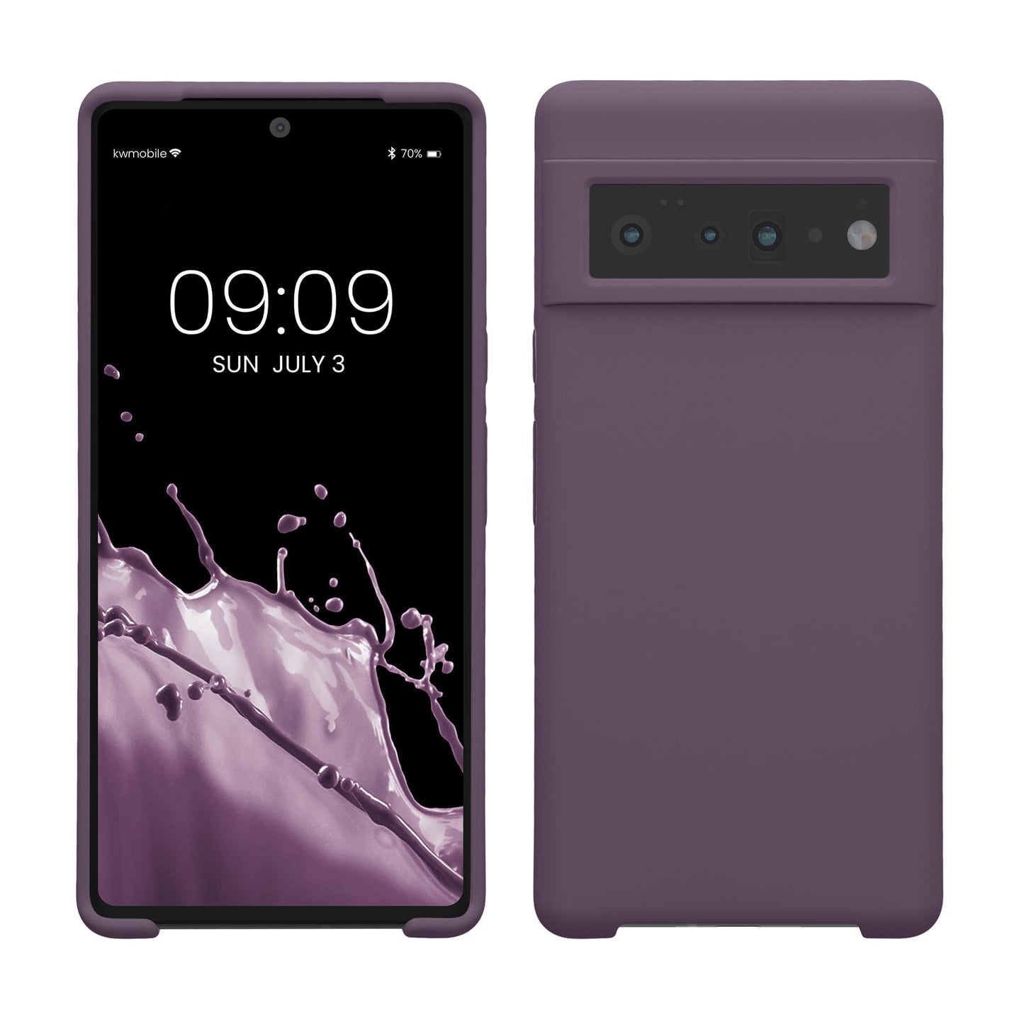 kwmobile Case Compatible with Google Pixel 6 Pro Case - TPU Silicone Phone Cover with Soft Finish - Pale Iris