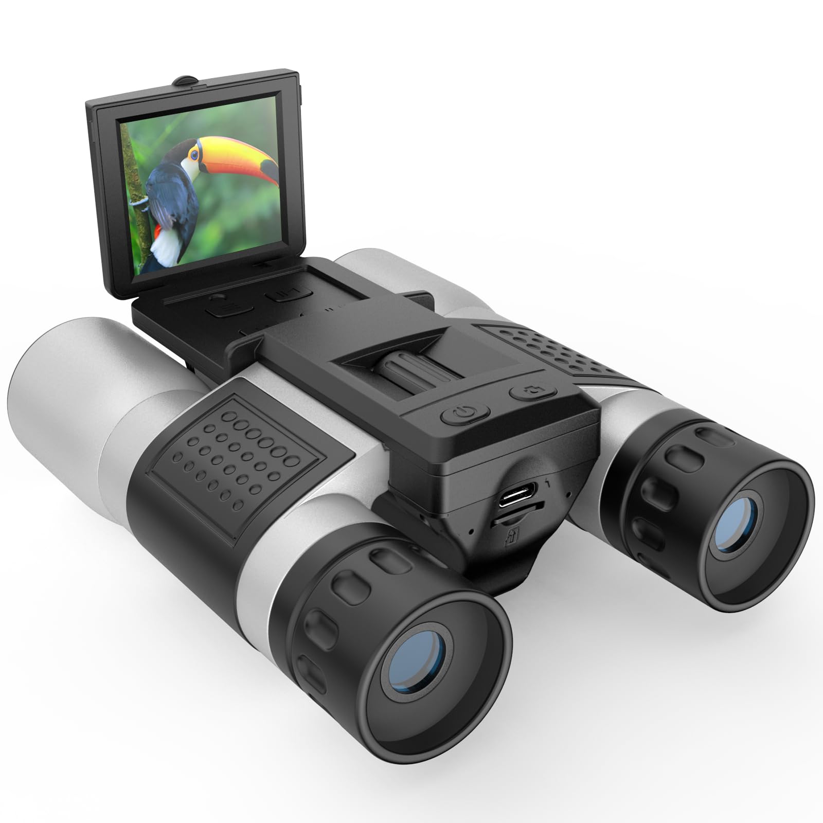 ZZSTAR 8x21 Foldable Compact Binoculars, Easy Focus Binoculars for Adults with FMC Lens & BAK4 Prism, Low Light Vision Small Bin