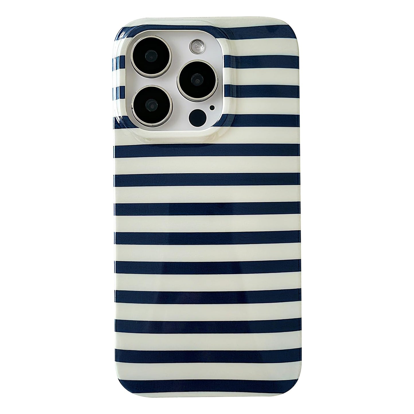 ZTOFERA for iPhone 16 Pro Max Case with Geometric Horizontal Stripes,Cute Fashion Simple Line Pattern for Women Men,Soft TPU Sli