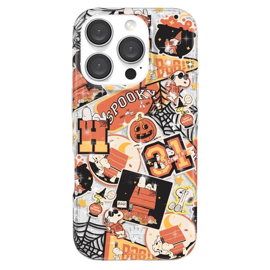 VELVET CAVIAR x Snoopy Phone Case for iPhone 16 Pro - Compatible with MagSafe [10ft Drop Tested] - Halloween Snoopy Varsity