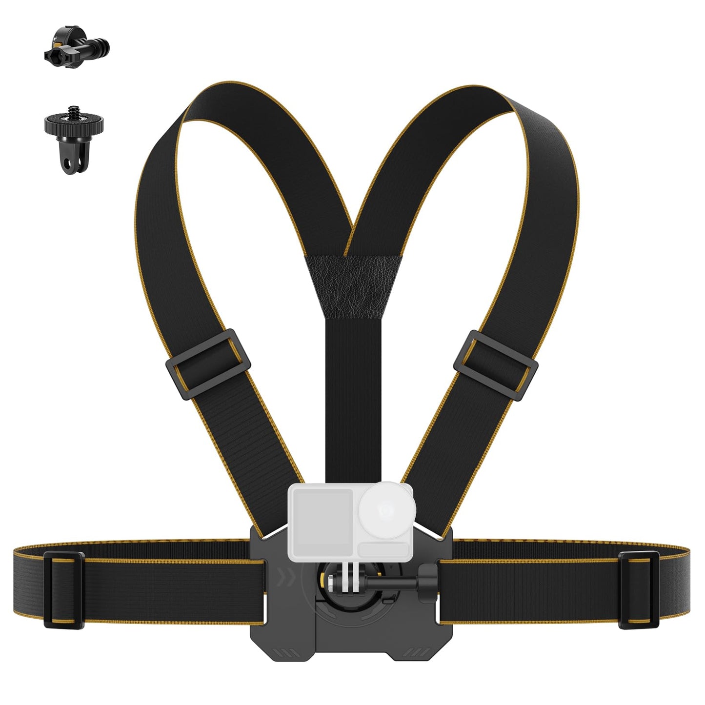 NEEWER Chest Mount Harness for Action Camera,Adjustable Hand Free Chest Strap Compatible with GoPro Hero DJI Osmo Insta360,Magne