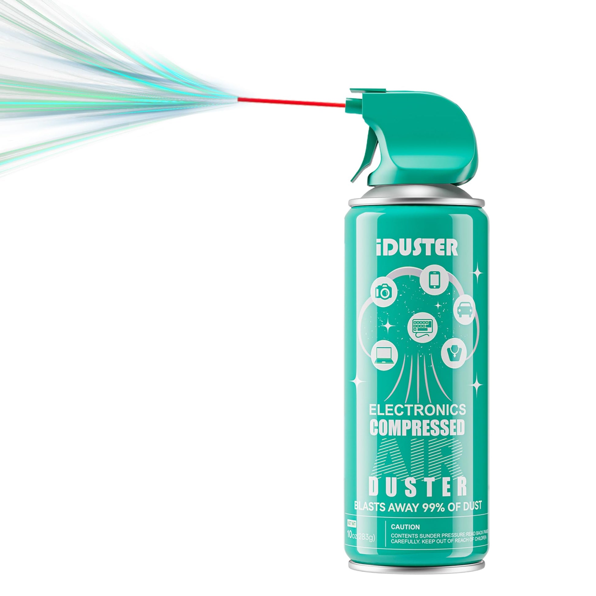 Compressed Air Duster Can for Electronics - 10oz Disposable Keyboard Cleaner Air Spray for Computer Cleaning