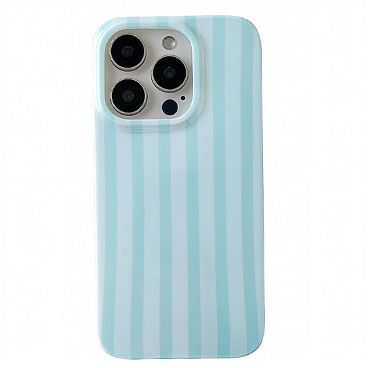 ZTOFERA for iPhone 13/14 Case with Geometric Vertical Stripes,Cute Fashion Simple Line Pattern for Women Men,Soft TPU Slim Gloss