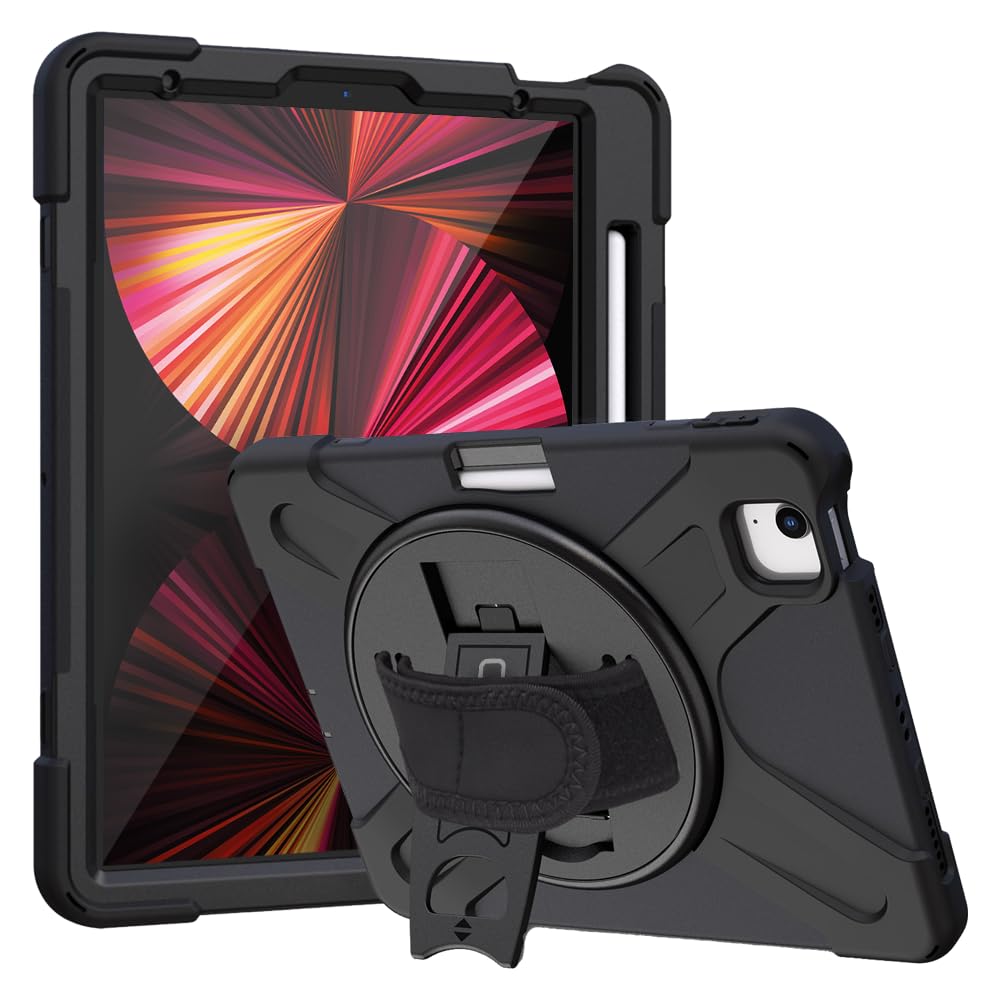 Codi Rugged Carrying Case - for iPad Pro 12.9 inch (Gen 5) - Shoulder Strap - 360-degree Protection - Drop-Resistant - Apple Pen