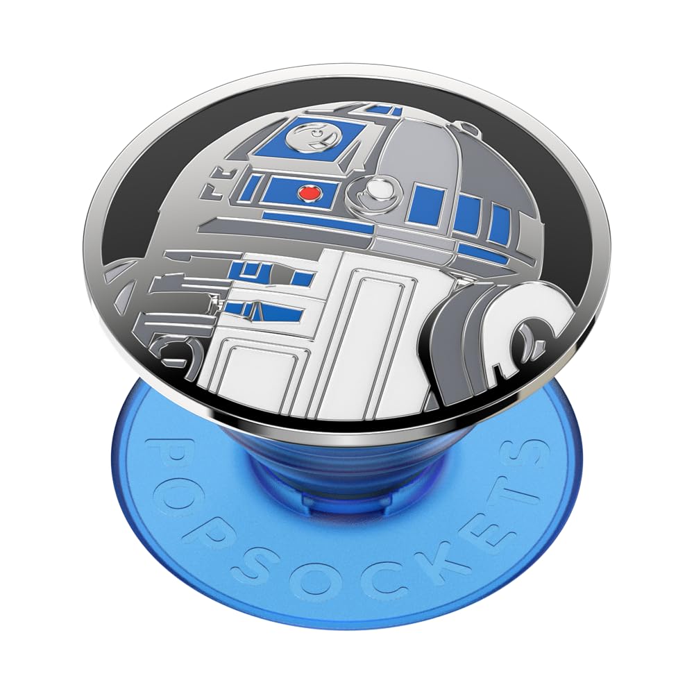 PopSockets Phone Grip with Expanding Kickstand, Adhesive Grip, Star Wars, Enamel - R2D2