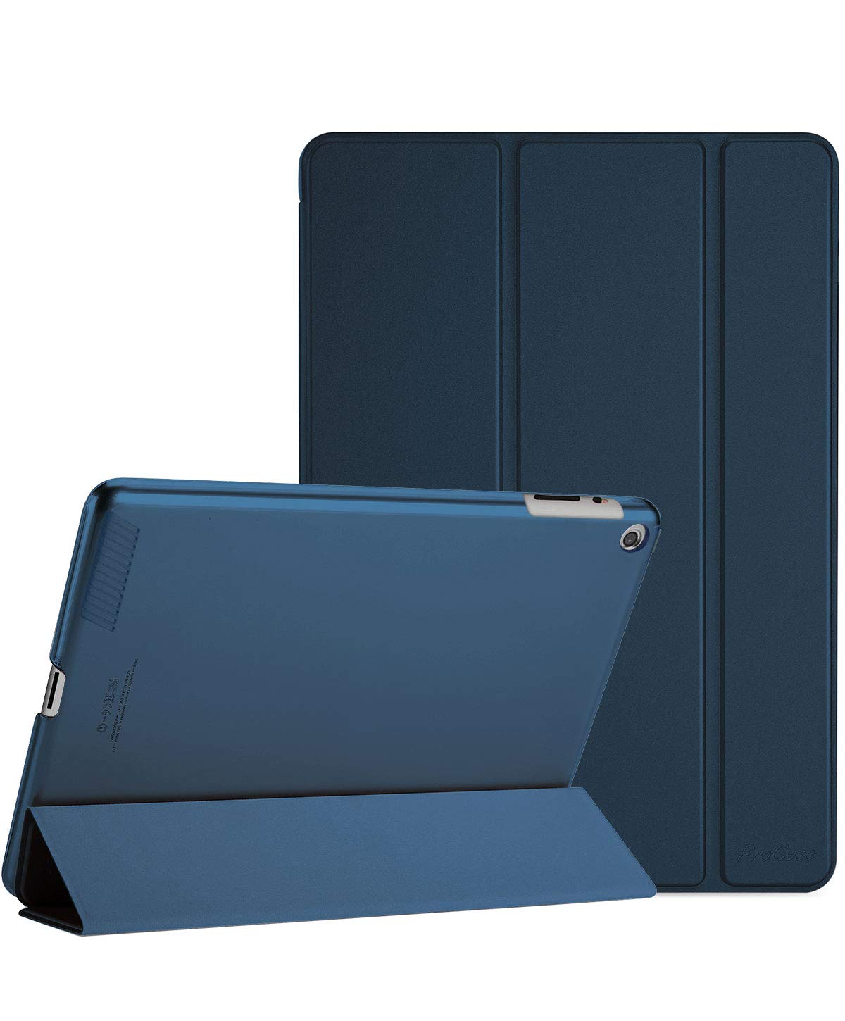 ProCase for iPad 2012/2011 2nd 3rd 4th Generation Case (Old Model), Smart Cover for iPad 2/iPad 3 /iPad 4 -Navy