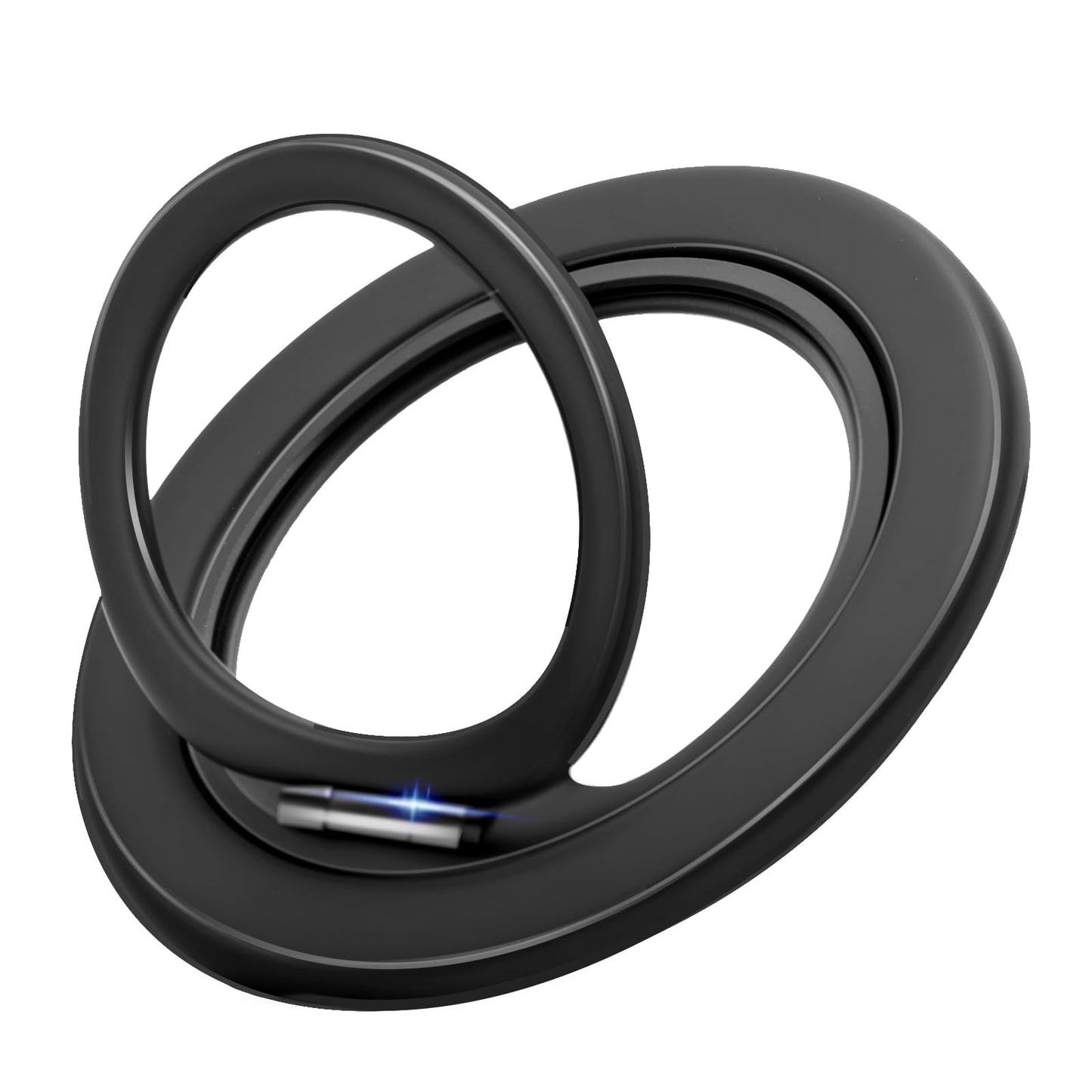 Magnetic Phone Ring MagSafe Phone Grip, Magnetic Cell Phone Stand Holder Finger Ring [Super Magnet] [360Rotation] - Black 2026 N