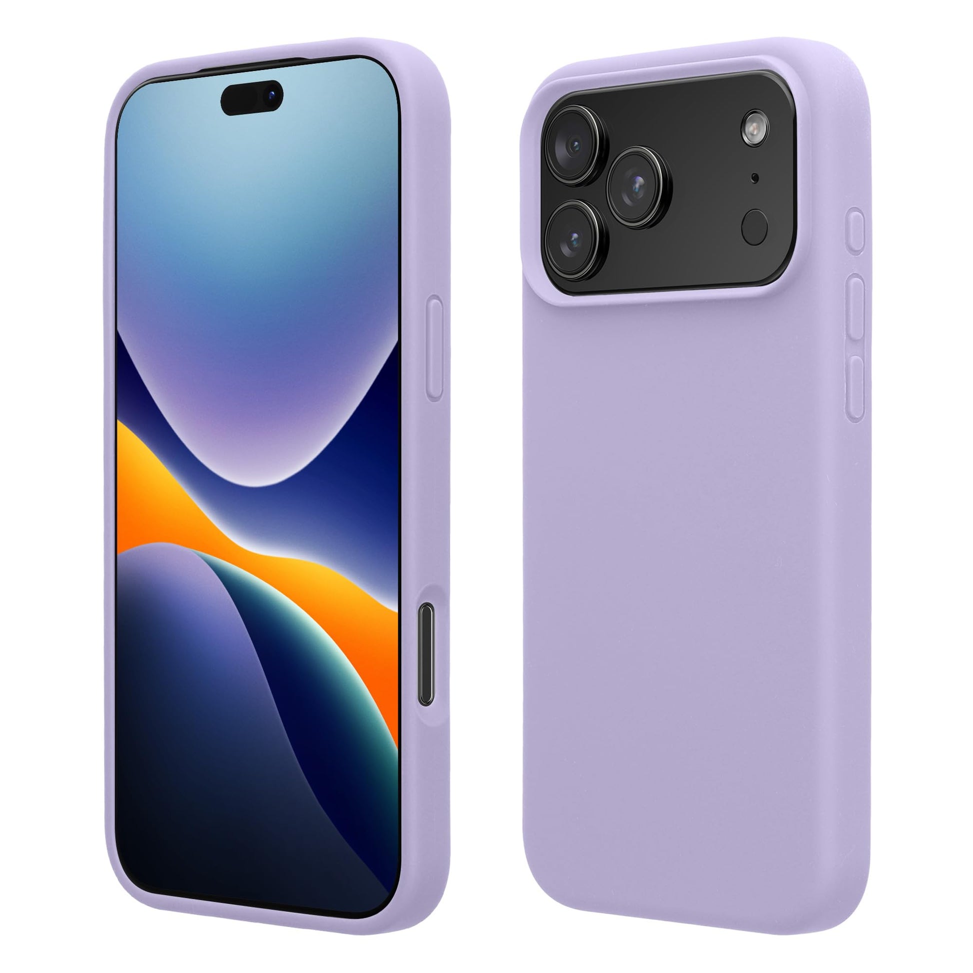 kwmobile Case Compatible with Apple iPhone 17 Pro Case - TPU Silicone Phone Cover with Soft Finish - Lavender