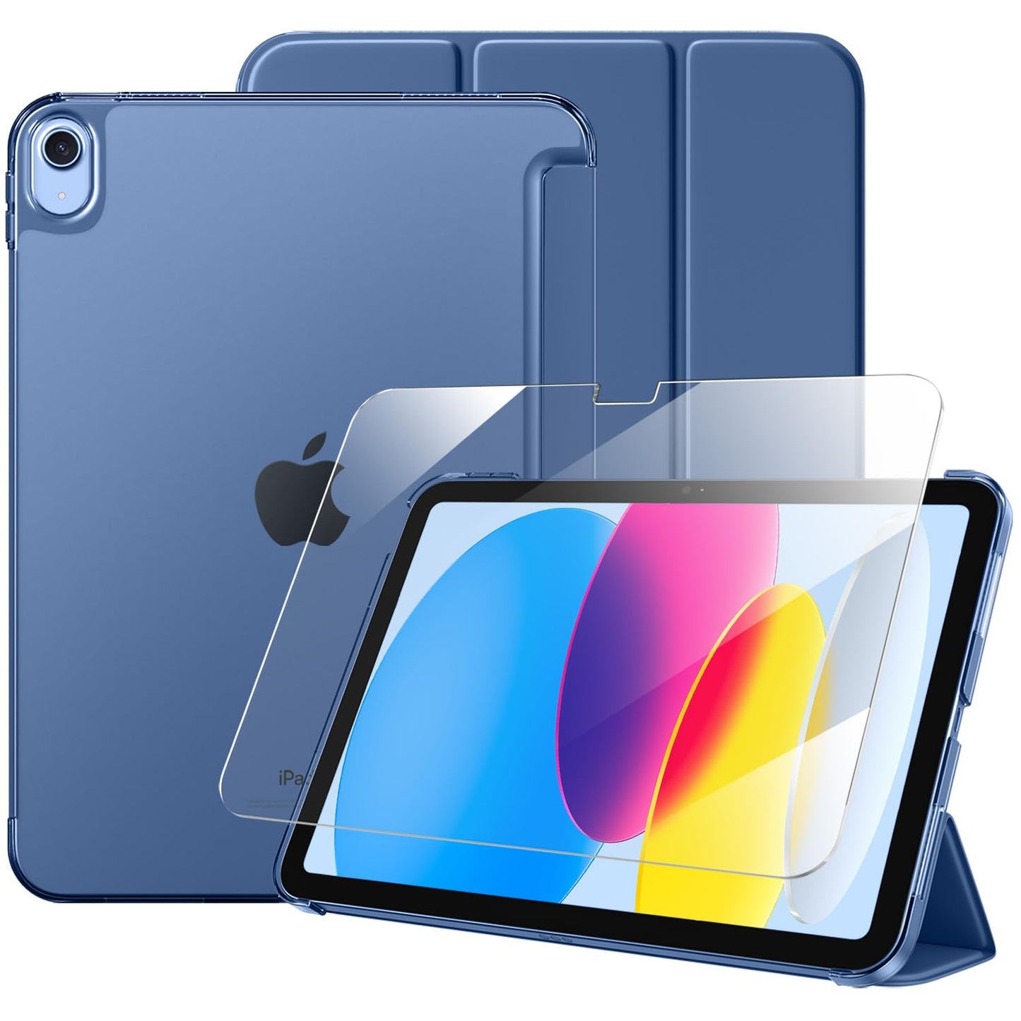 Mastten for iPad (A16) 11th Generation Case 11 Inch 2025 with Screen Protector, iPad 10th Generation Case 10.9 Inch 2022 Cute Sl