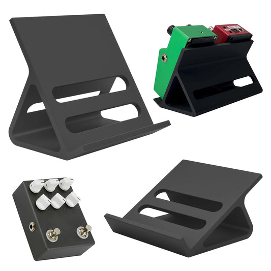 Extended Mini Guitar Pedal Board | Tilting Desktop Effects Pedal Board with Non-Slip Feet | 30 and 60 Tilt Angle Design | Suitab