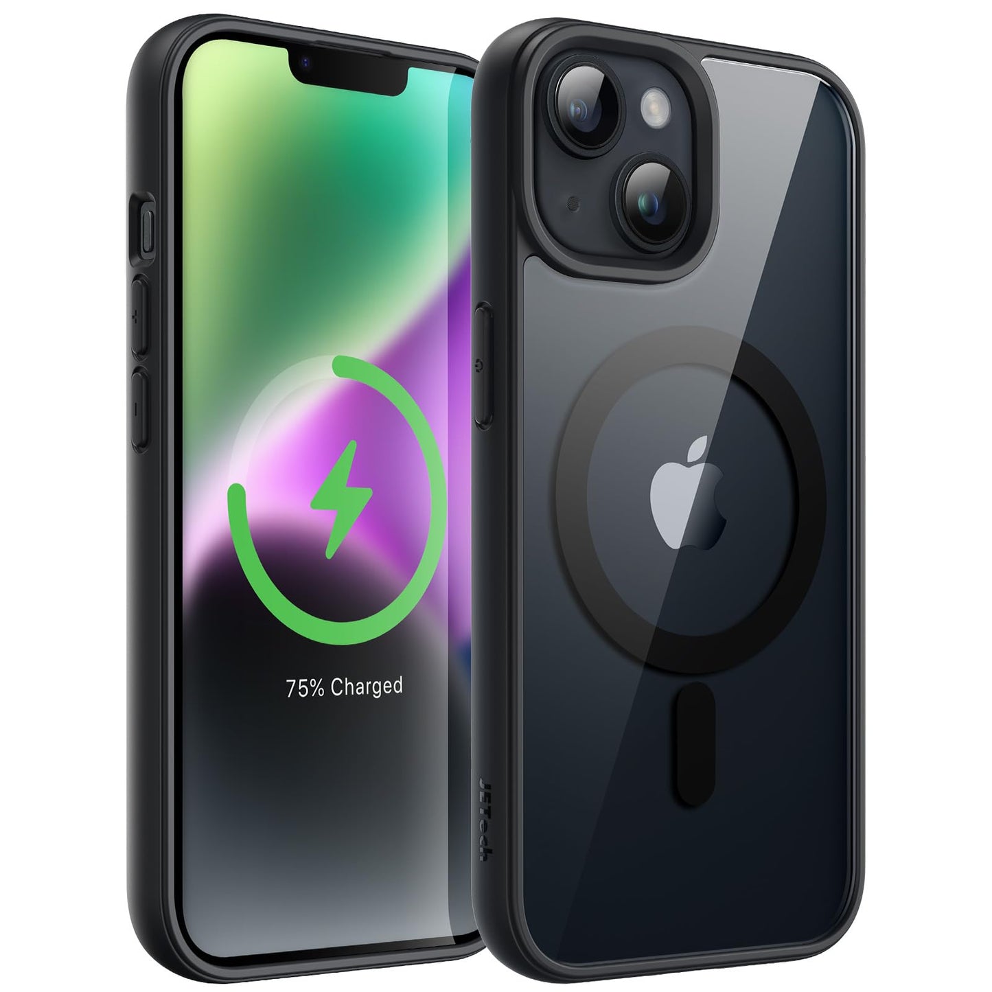 JETech Magnetic Case for iPhone 14 6.1-Inch Compatible with MagSafe, Shockproof Phone Bumper Cover, Solid Color Matte TPU Frame,