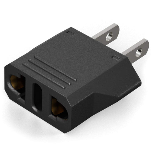 US Plug Adapter - Unidapt Small European to American Outlet Plug Adapter, EU to US Travel Adapter, Universal Input Europe/Asia t