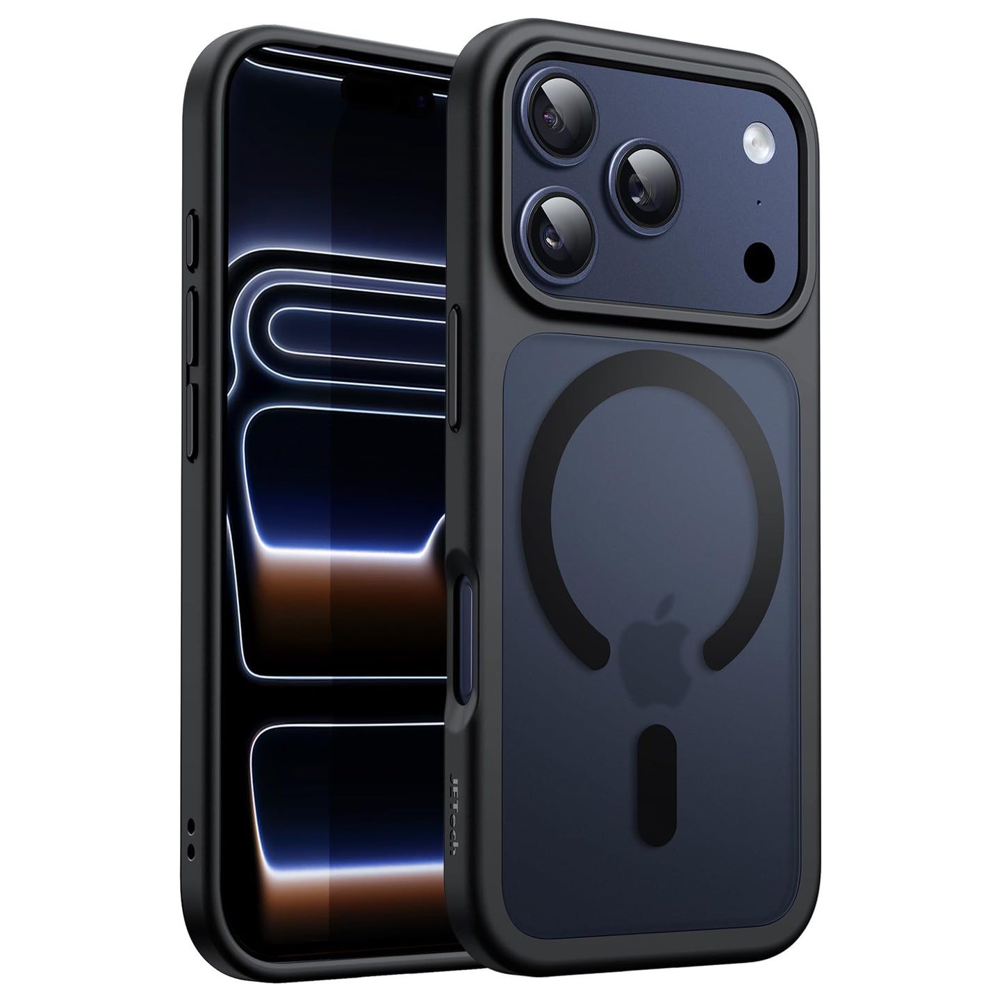 JETech Magnetic Case for iPhone 17 Pro 6.3-Inch Compatible with MagSafe, Translucent Matte Back Slim Minimalist Shockproof Phone