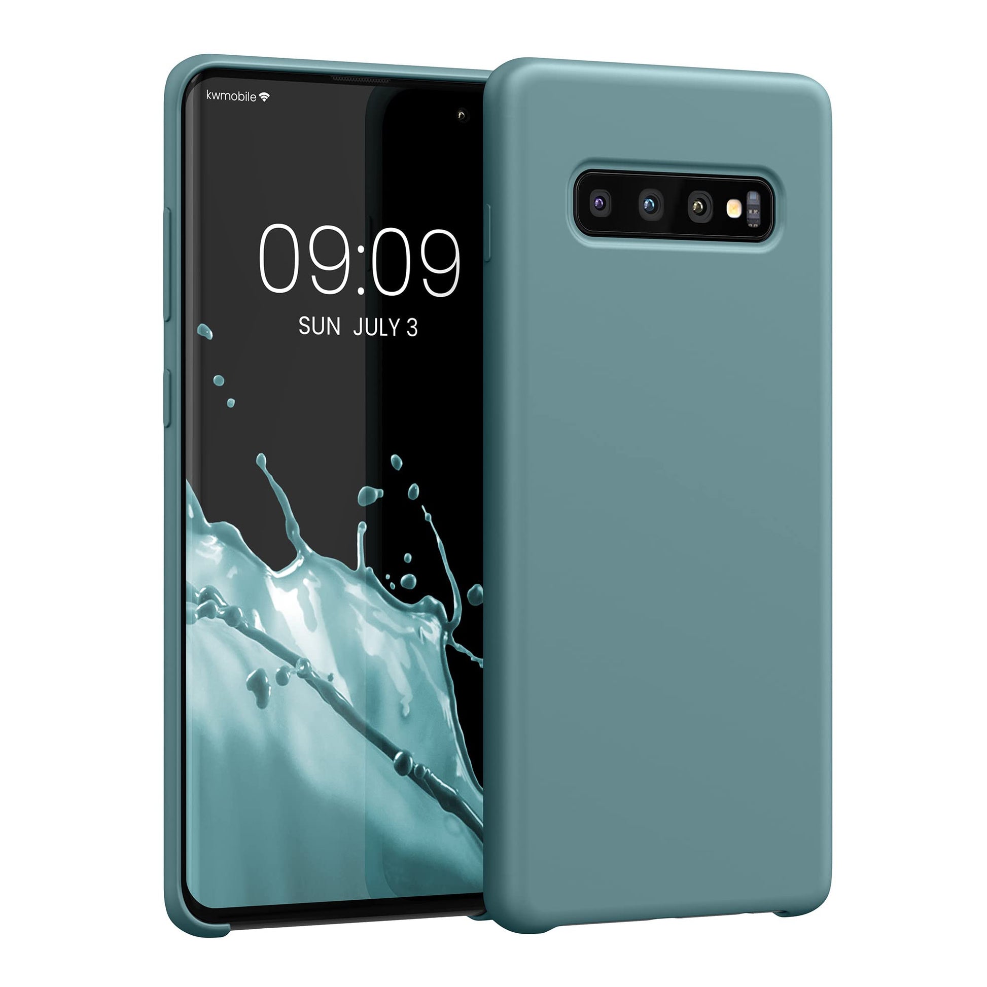 kwmobile Case Compatible with Samsung Galaxy S10 Plus / S10+ Case - TPU Silicone Phone Cover with Soft Finish - Antique Stone