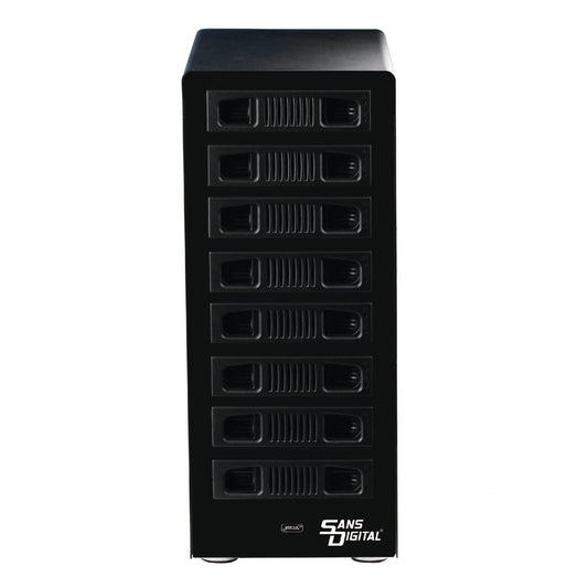 Sans Digital MobileRAID MR8UT6G New Generation 8-Bay 3.5 inch SATA to USB 3.0 / eSATA Hardware RAID (00/50) / Spanning / JBOD