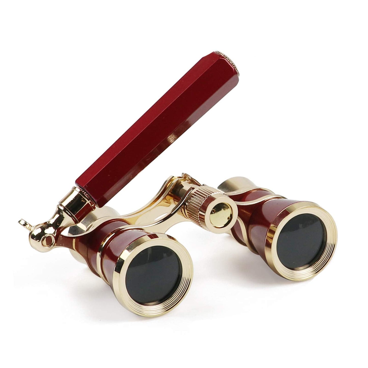 Kingscope 3X25 Vintage Opera Glasses Binoculars for Theater Musical Concert (Blue, with Chain)
