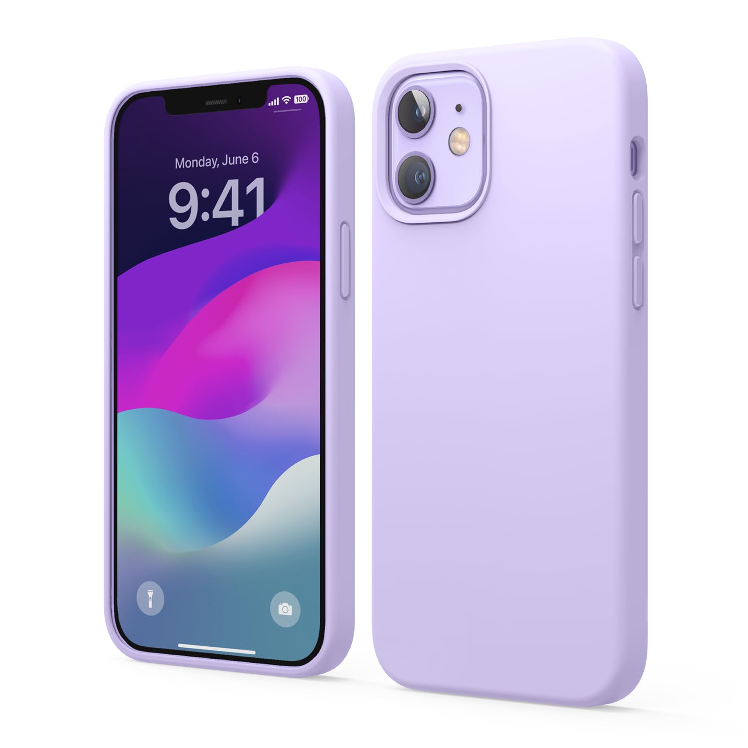 elago Compatible with iPhone 12 and iPhone 12 Pro Case, Liquid Silicone, Full Body Protective Cover, Shockproof, Anti-Scratch So