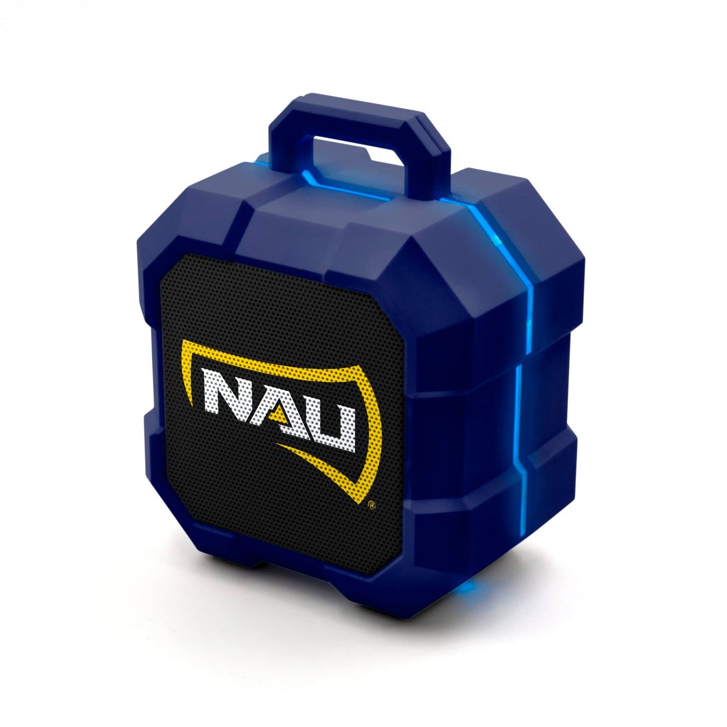 SOAR NCAA Shockbox LED Wireless Bluetooth Speaker, Northern Arizona Lumberjacks