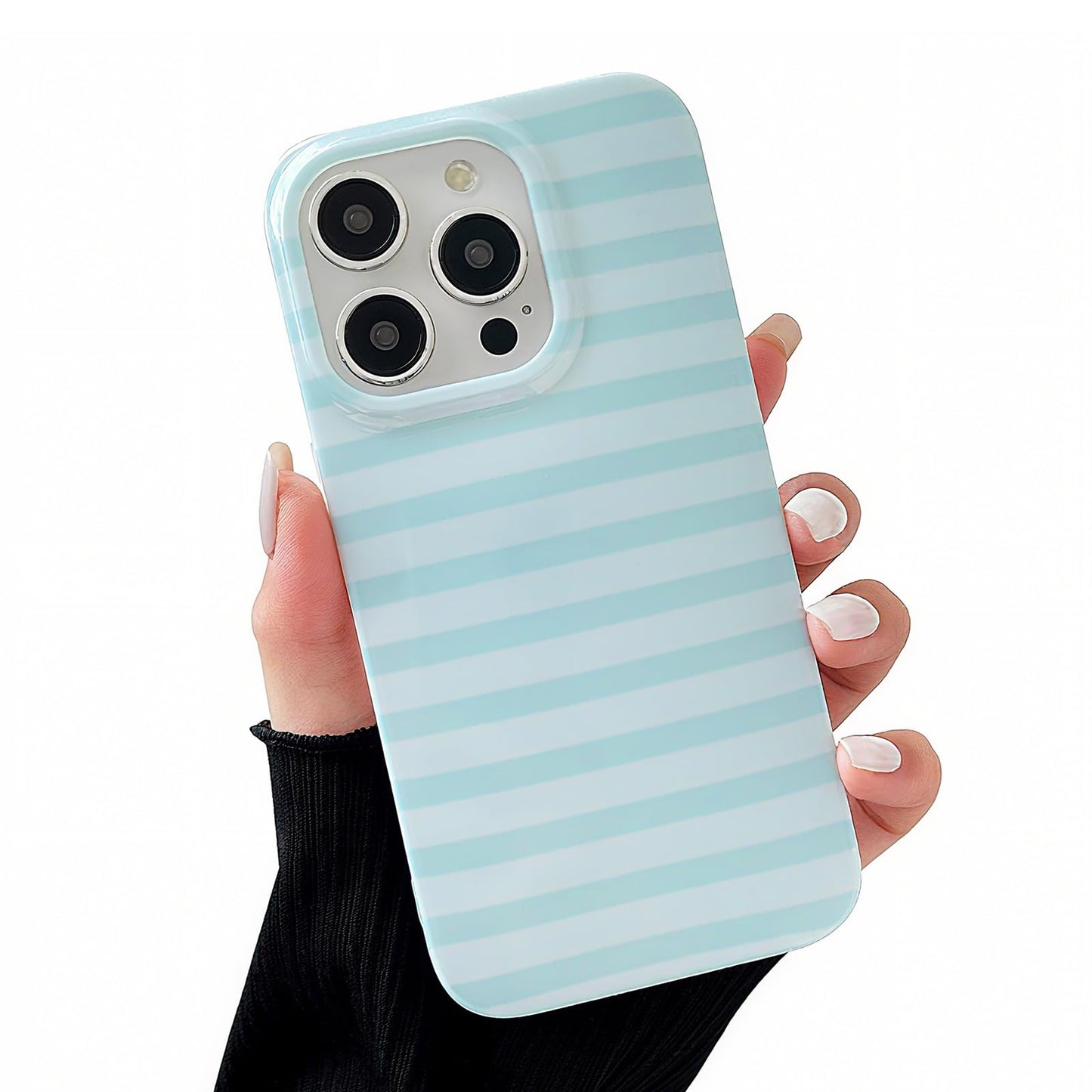ZTOFERA for iPhone 14 Pro Max Case with Geometric Horizontal Stripes,Cute Fashion Simple Line Pattern for Women Men,Soft TPU Sli