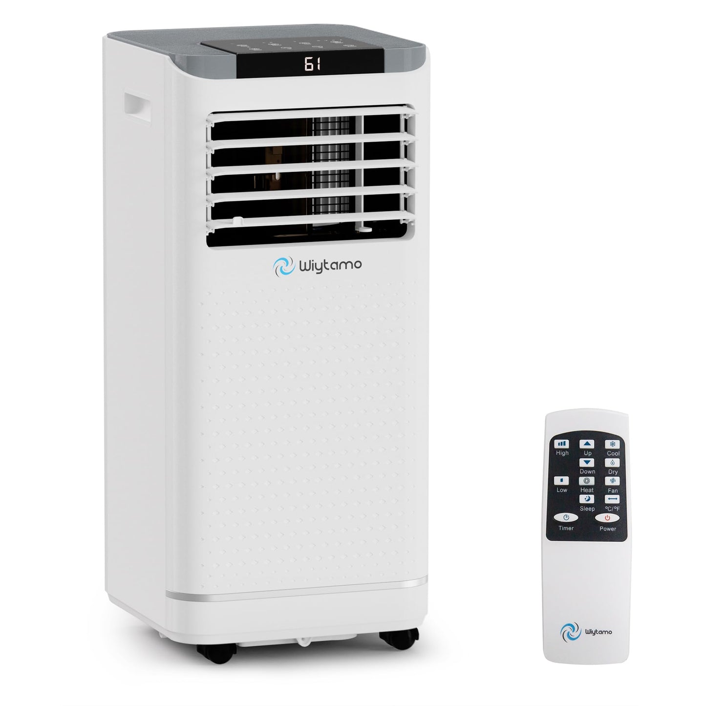 10,000 BTU Portable Air Conditioners for 450 Sq.Ft, 4-in-1 Room Air Conditioner with Cooling, Heating, Dehumidifier, Fan, Remote