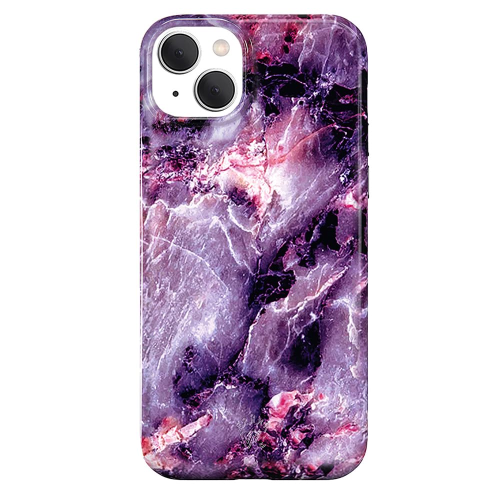 VELVET CAVIAR for iPhone 14 Plus Case Purple Marble - Compatible with MagSafe - 10ft Drop Tested