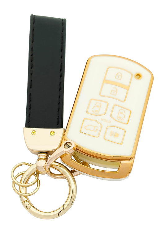 vurbemes TPU Key Fob Cover Case fit for Seinna 2011-2020 Keyless Entry Key FOb (White)